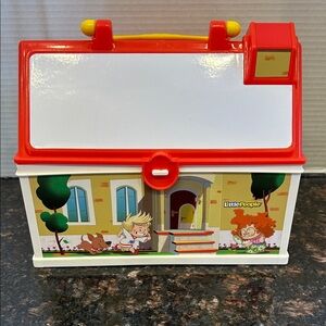 2011 Canal Toys Little People School House Carrying Box